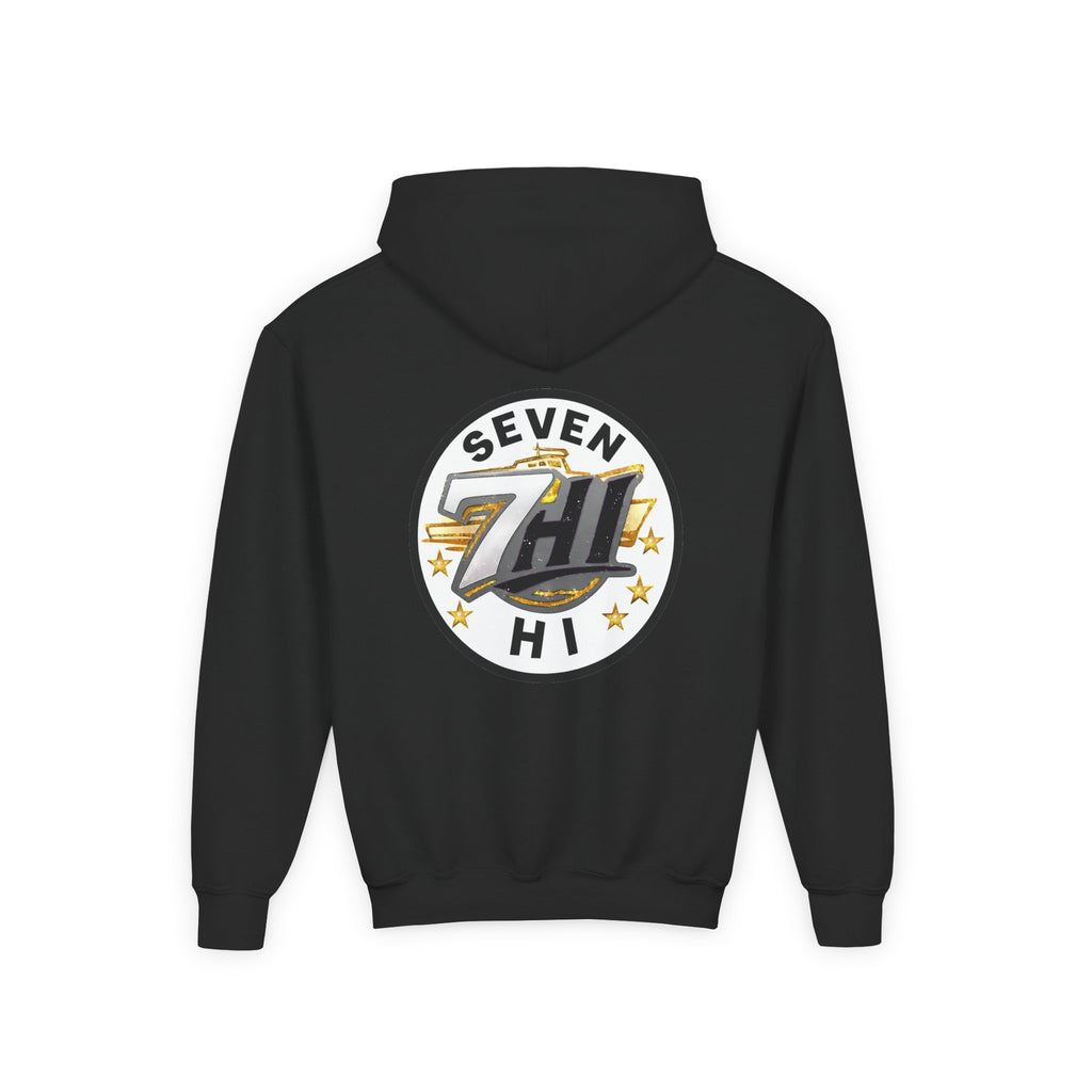 7Hi Logo Hoodie Youth graphic sweatshirt (Dark)