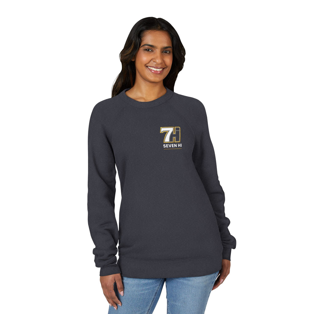 Unisex Sponge Fleece Raglan Sweatshirt (Dark)