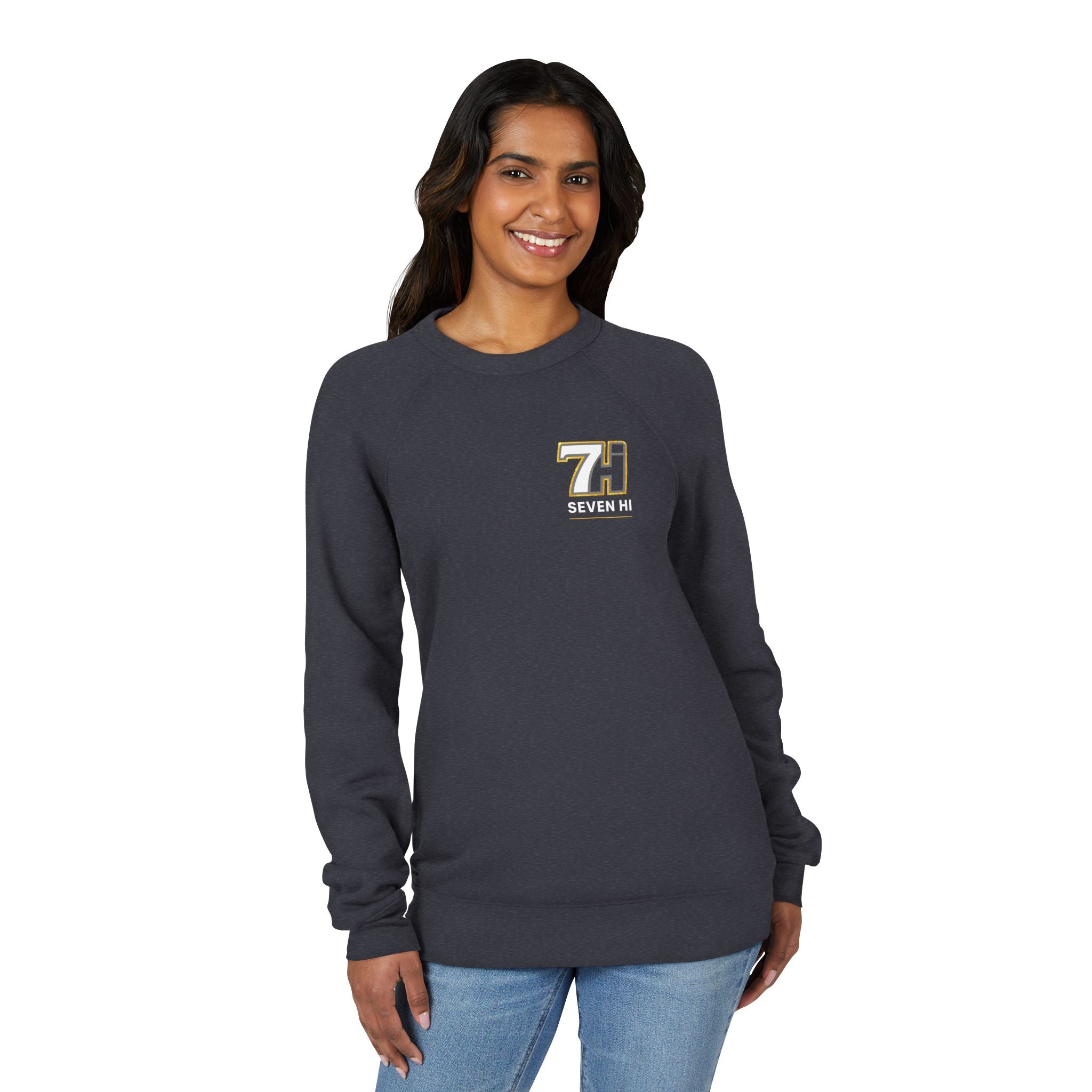 Unisex Sponge Fleece Raglan Sweatshirt (Dark)