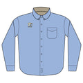 Embroidered Long Sleeve Work Shirt (Light)