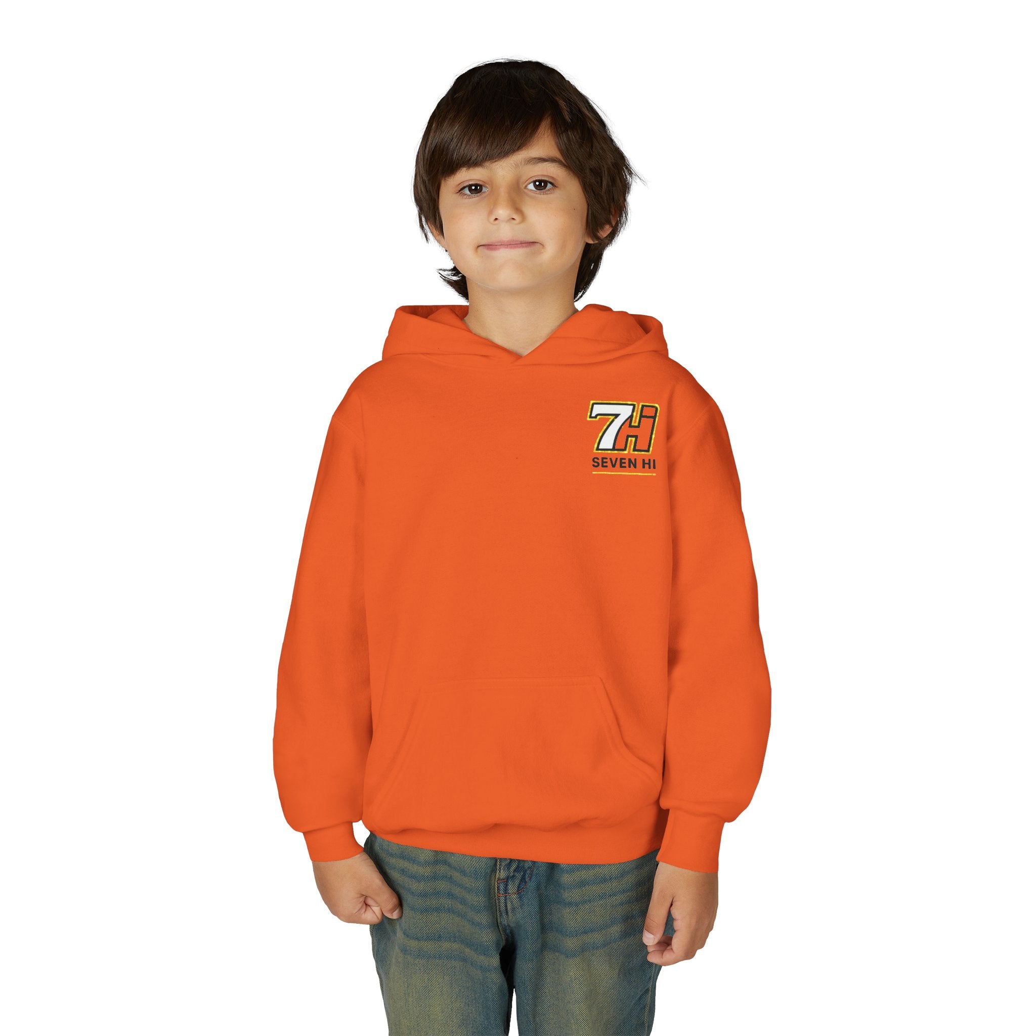 7Hi Logo Hoodie Youth graphic sweatshirt (Light)