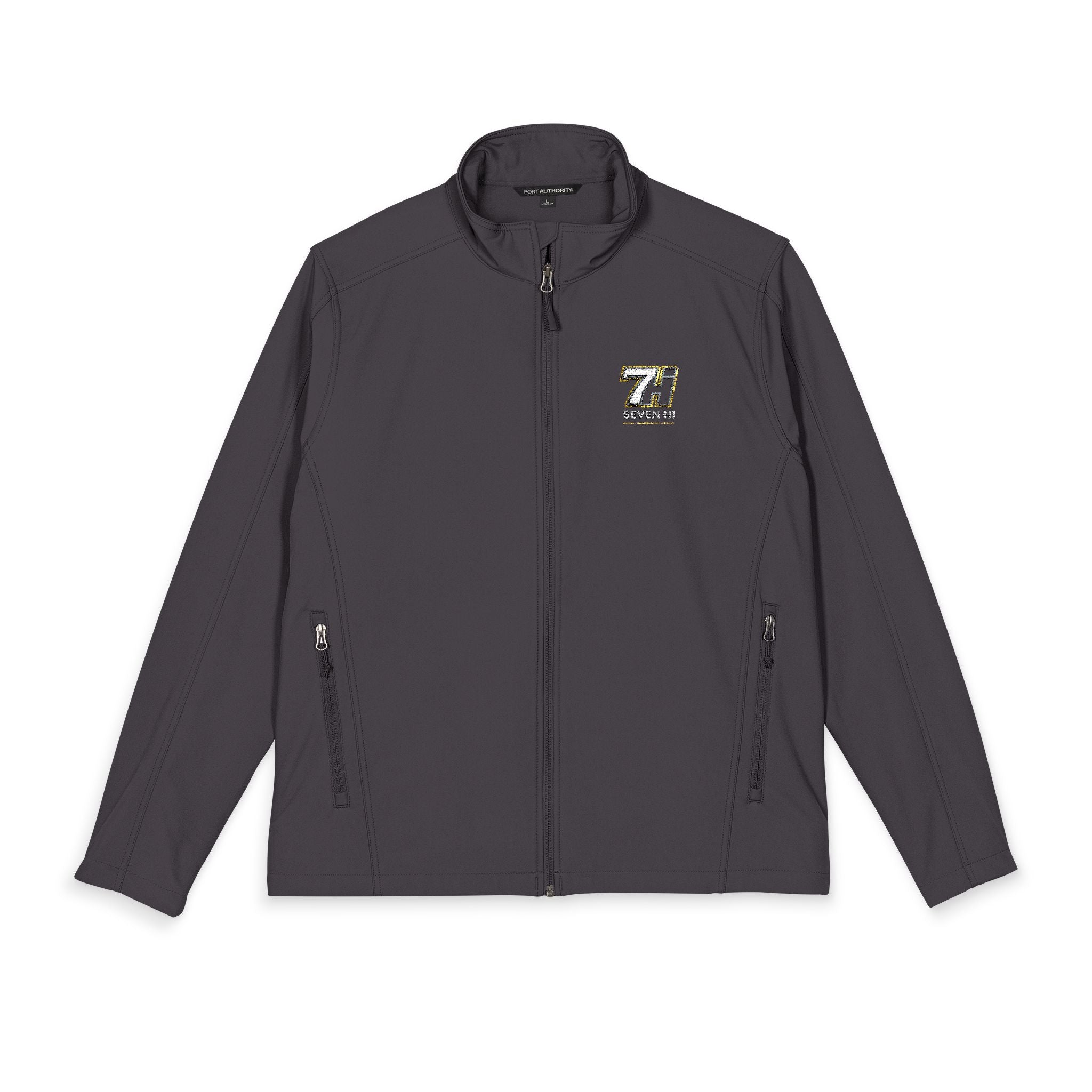 Embroidered Soft Shell Jacket (Dark)
