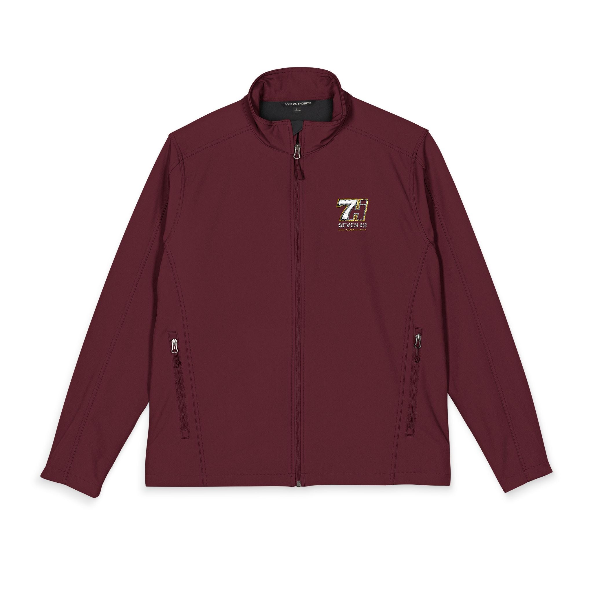 Embroidered Soft Shell Jacket (Dark)
