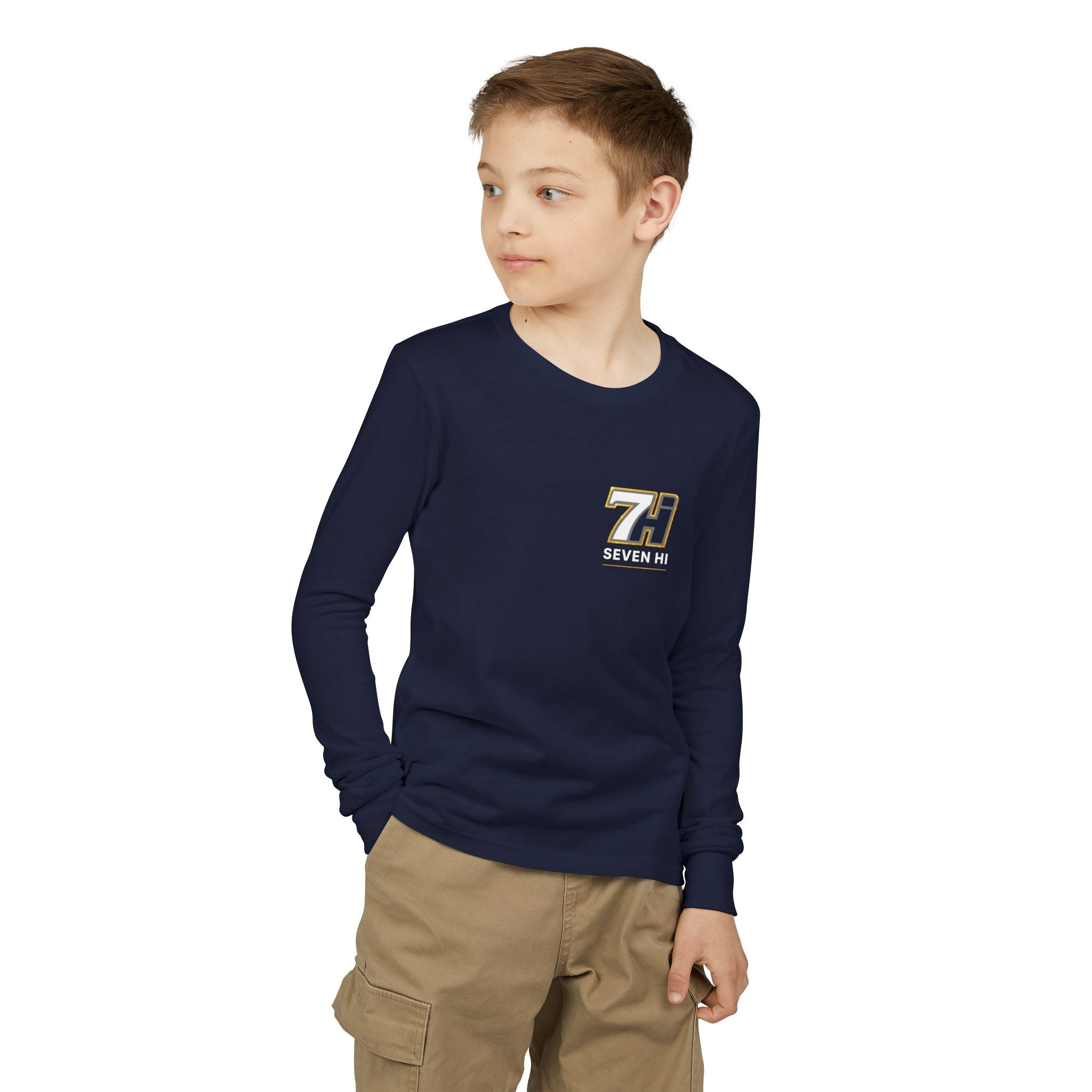 Youth Jersey Long Sleeve Tee (Dark)