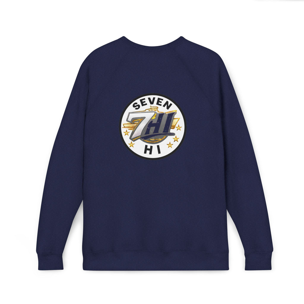 Unisex Sponge Fleece Raglan Sweatshirt (Dark)