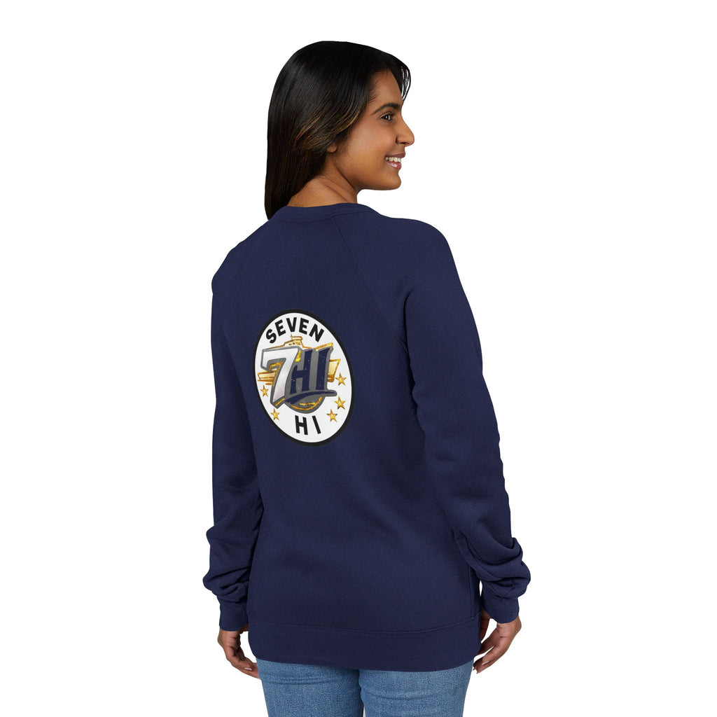 Unisex Sponge Fleece Raglan Sweatshirt (Dark)