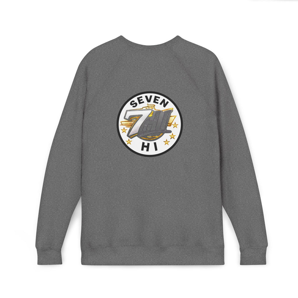 Unisex Sponge Fleece Raglan Sweatshirt (Light)