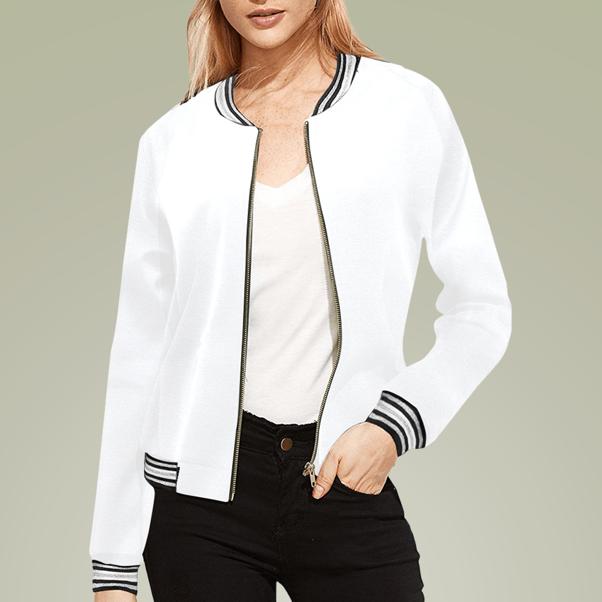Women's Varsity Jacket with 7Hi Chest Logo