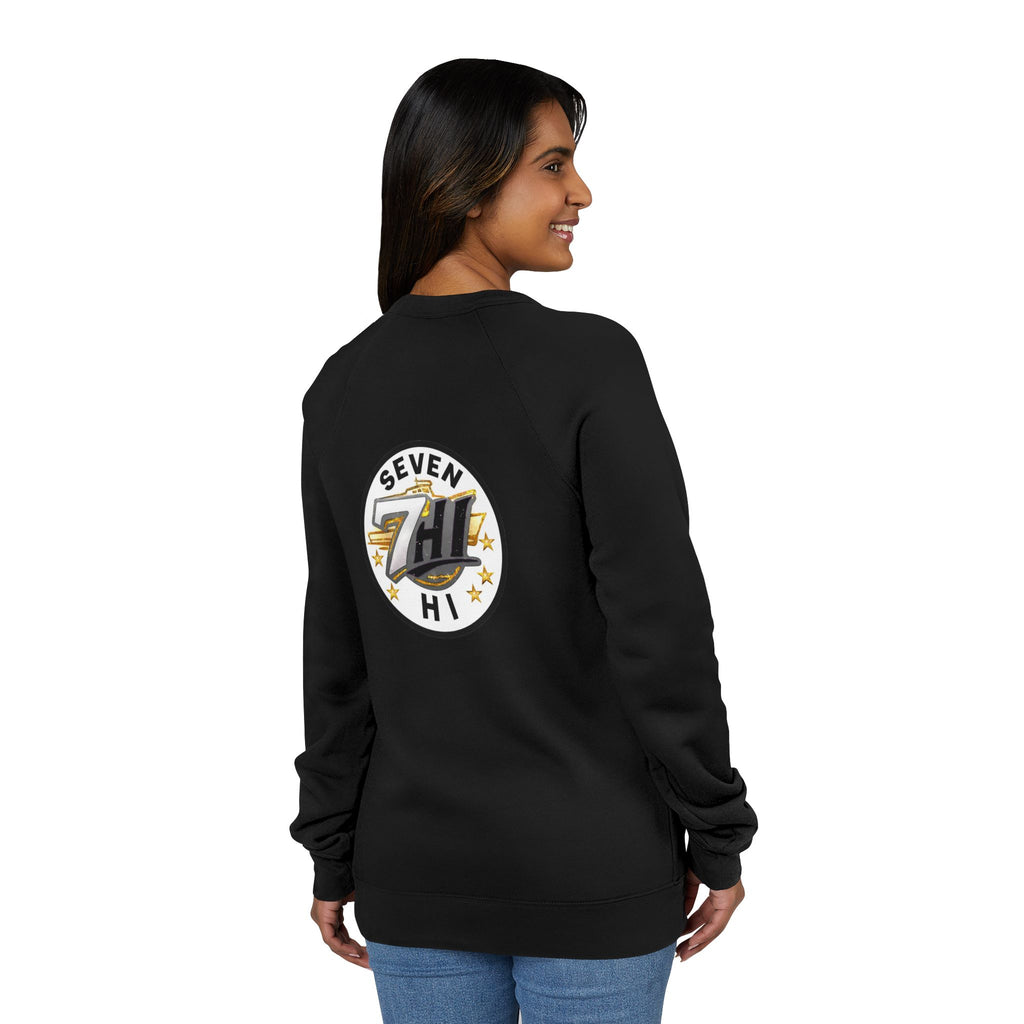 Unisex Sponge Fleece Raglan Sweatshirt (Dark)