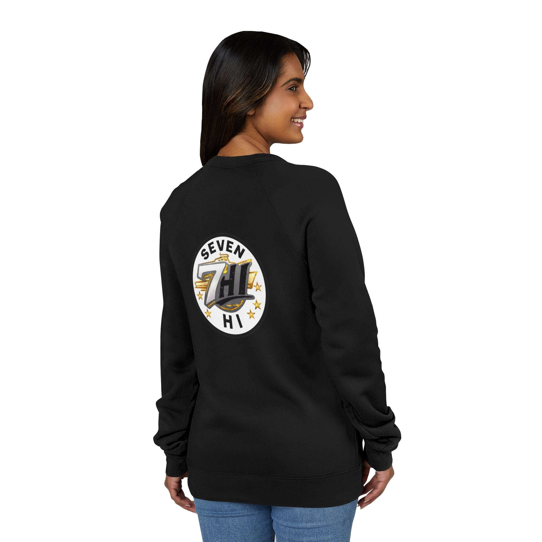 Unisex Sponge Fleece Raglan Sweatshirt (Dark)