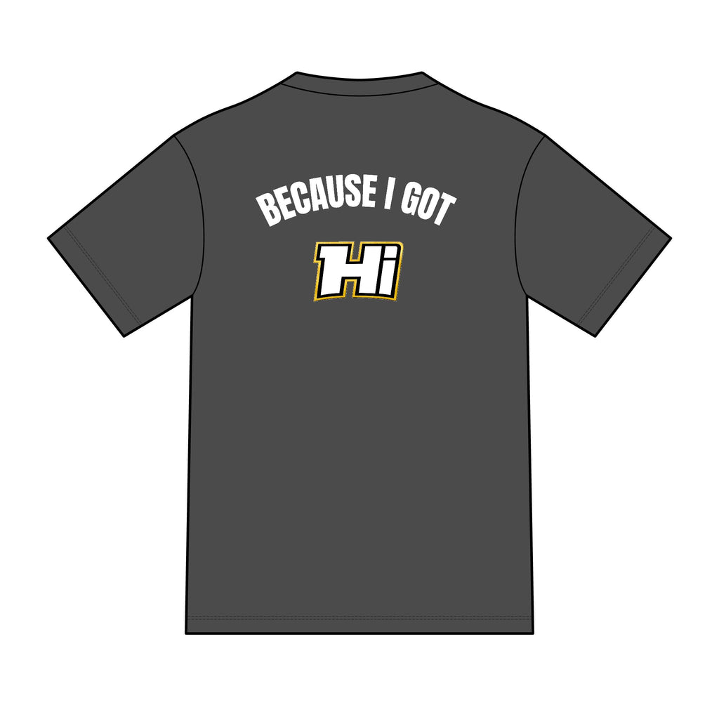 District ® Perfect Tri ® Tee - Because I Got Hi (Dark)
