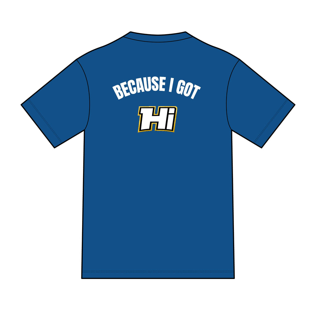 District ® Perfect Tri ® Tee - Because I Got Hi (Dark)