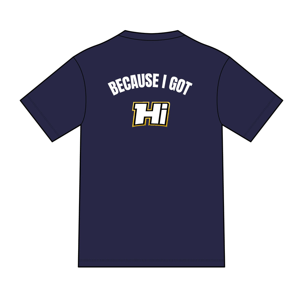 District ® Perfect Tri ® Tee - Because I Got Hi (Dark)