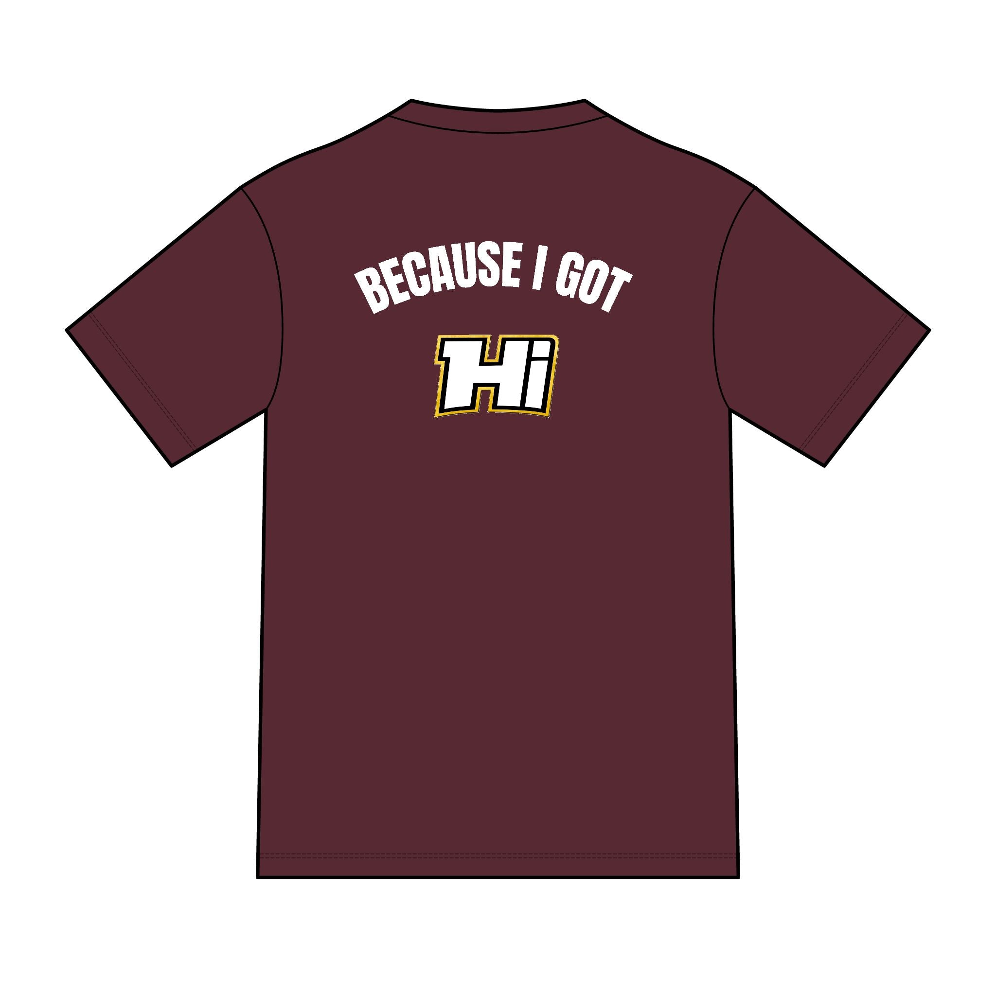 District ® Perfect Tri ® Tee - Because I Got Hi (Dark)