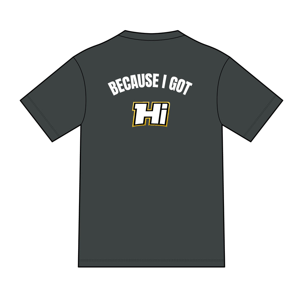 District ® Perfect Tri ® Tee - Because I Got Hi (Dark)