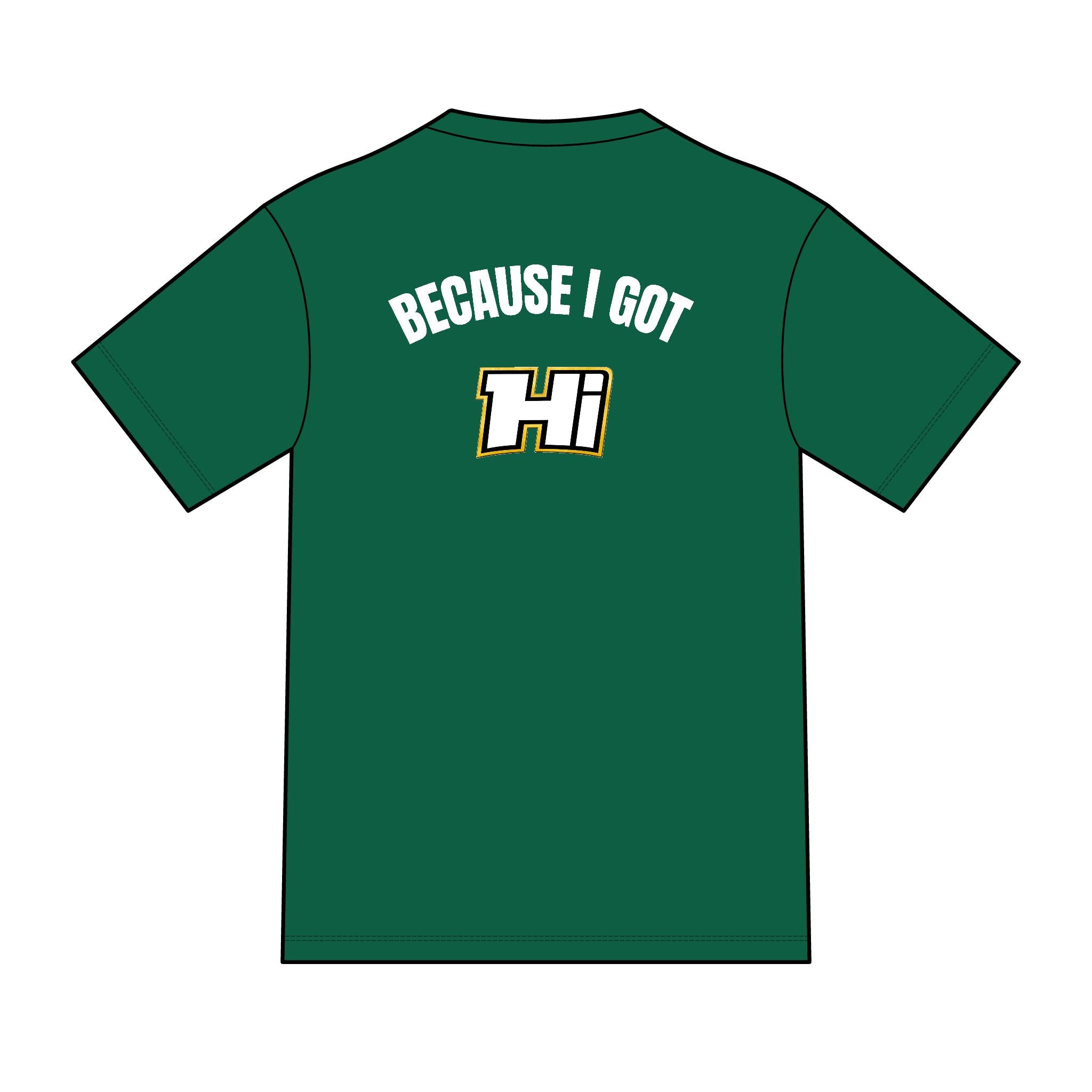District ® Perfect Tri ® Tee - Because I Got Hi (Dark)