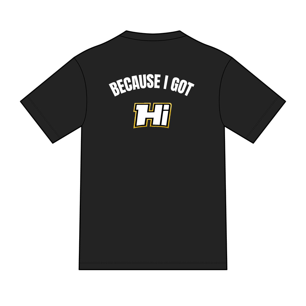 District ® Perfect Tri ® Tee - Because I Got Hi (Dark)