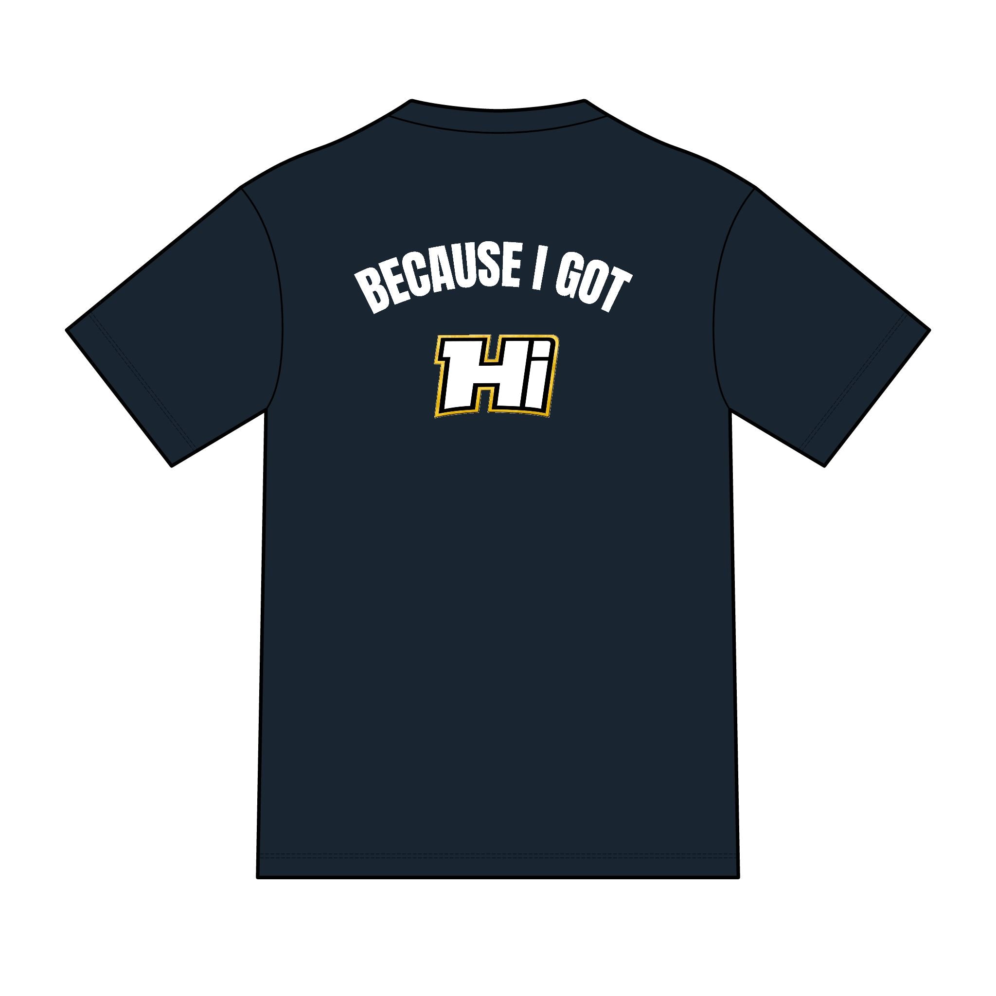 District ® Perfect Tri ® Tee - Because I Got Hi (Dark)