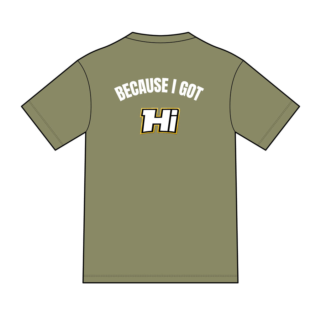 District ® Perfect Tri ® Tee - Because I Got Hi (Dark)
