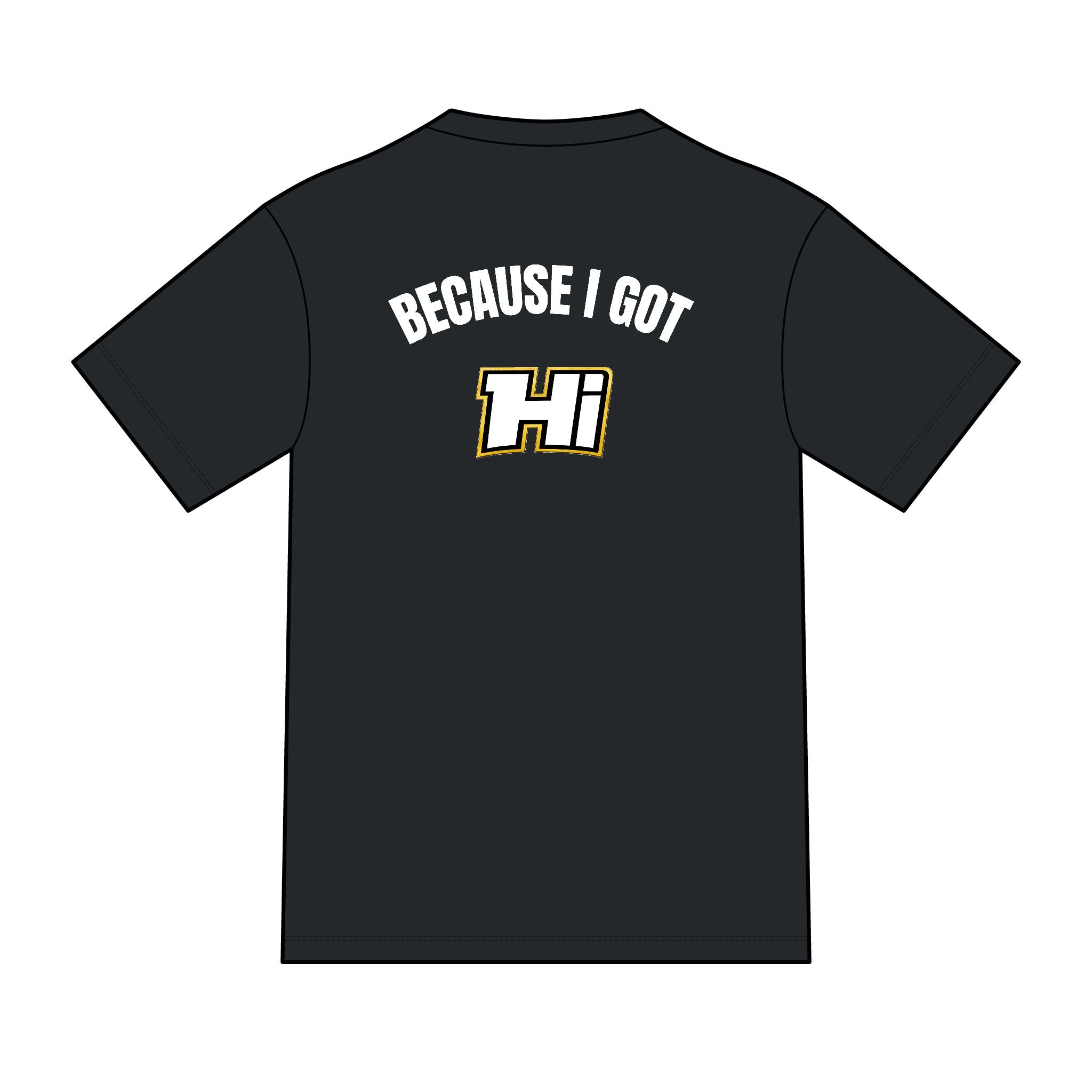 District ® Perfect Tri ® Tee - Because I Got Hi (Dark)