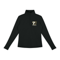 Women's Quarter-Zip Yoga Pullover (Black)
