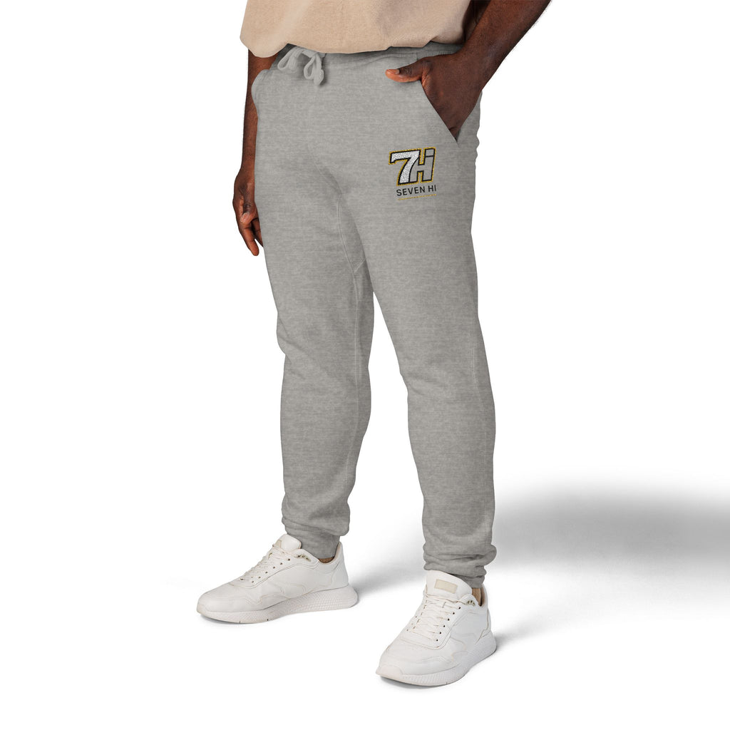 Unisex Fleece Sweatpants (Embroidery) (Light)
