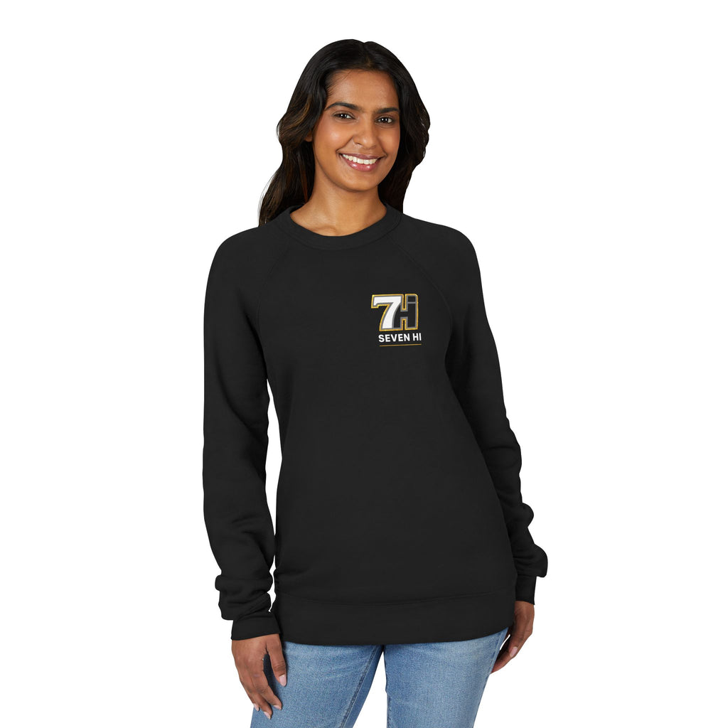 Unisex Sponge Fleece Raglan Sweatshirt (Dark)