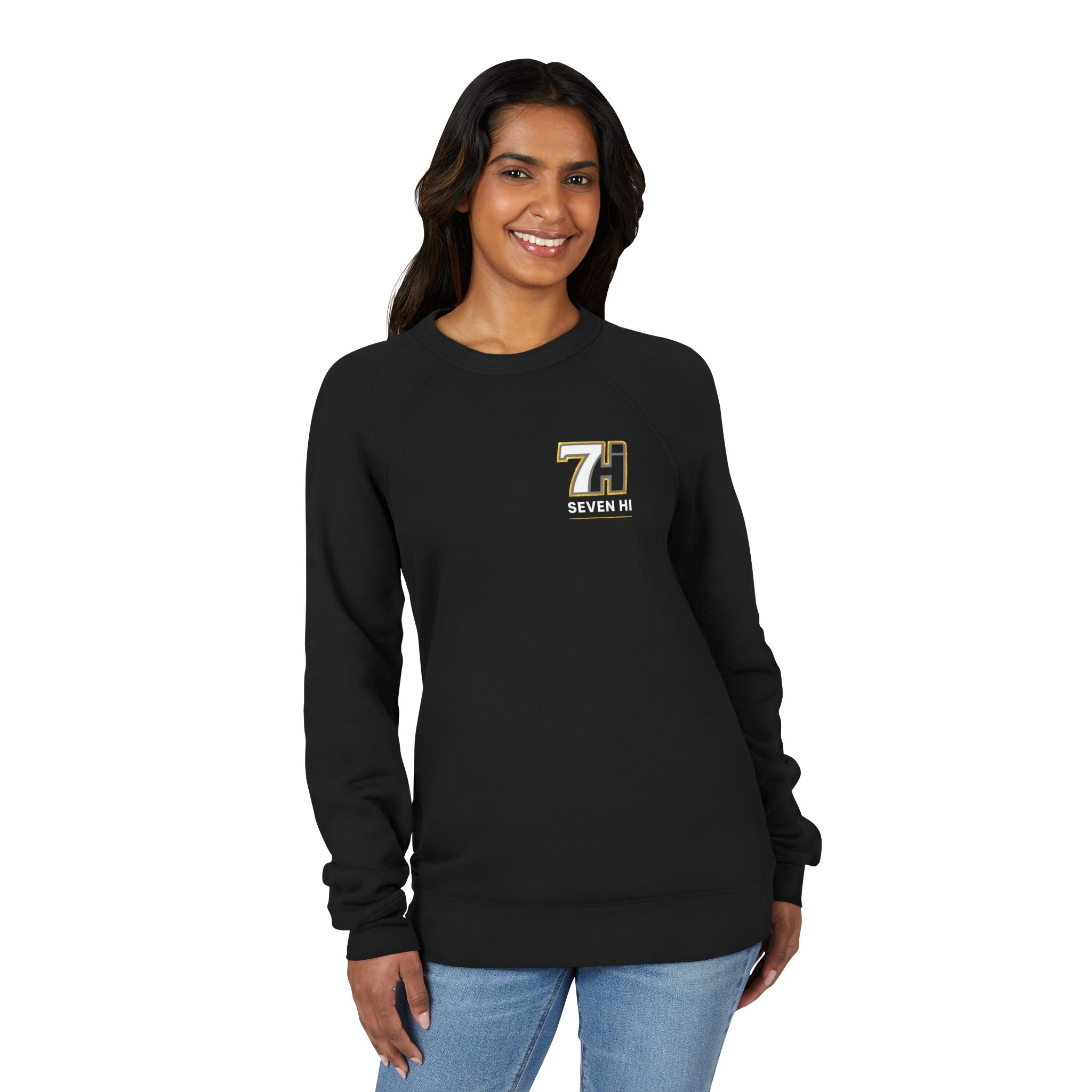 Unisex Sponge Fleece Raglan Sweatshirt (Dark)
