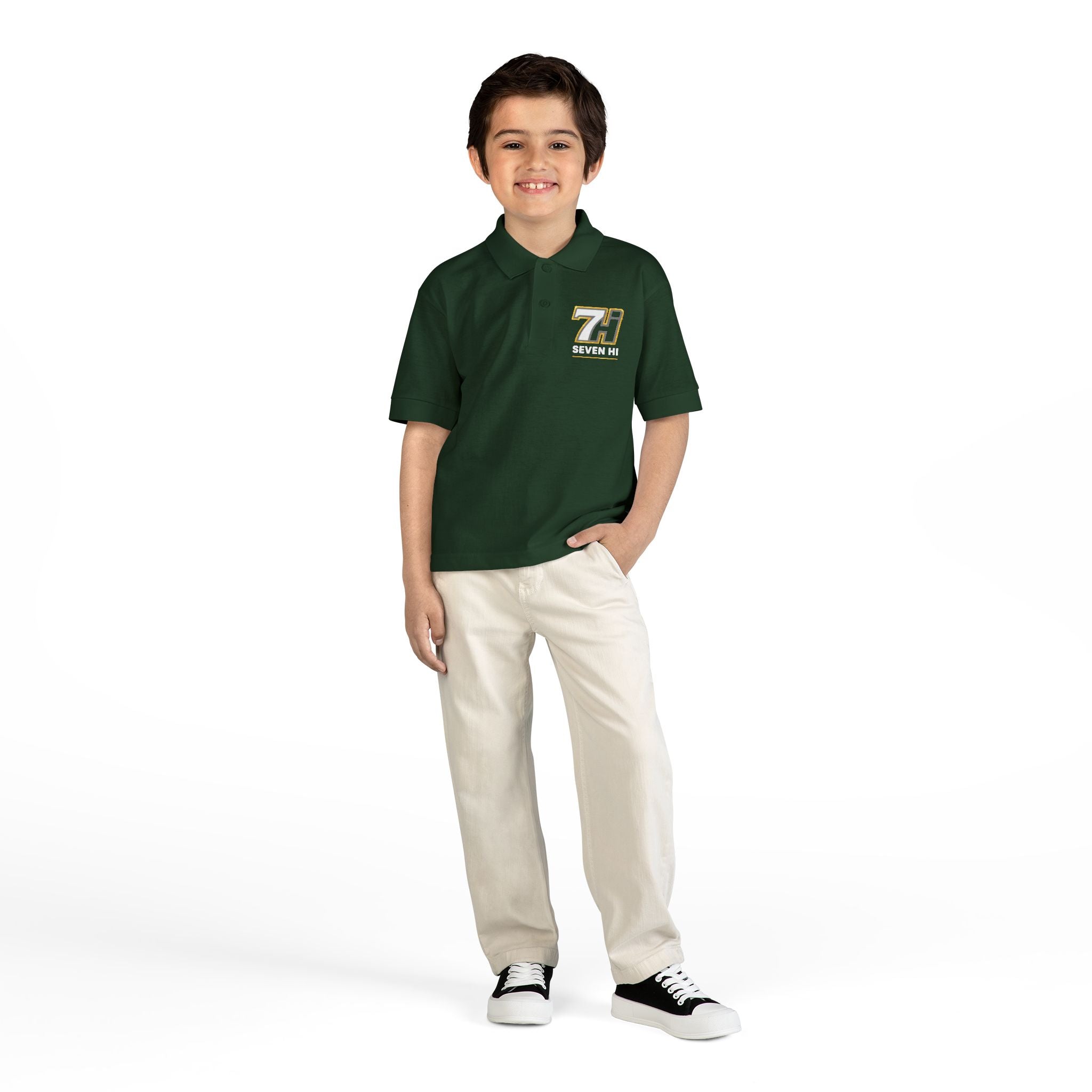 DryBlend® Youth Jersey Polo (Dark)