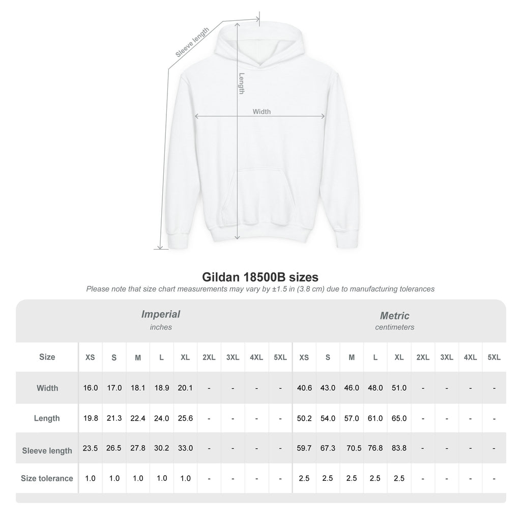 Youth Heavy Blend Hooded Sweatshirt (Light)