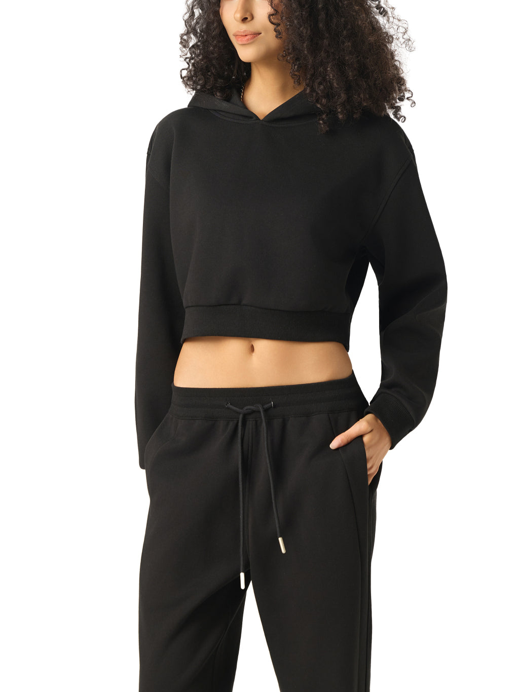 Essential Cropped Hoodie (Light)