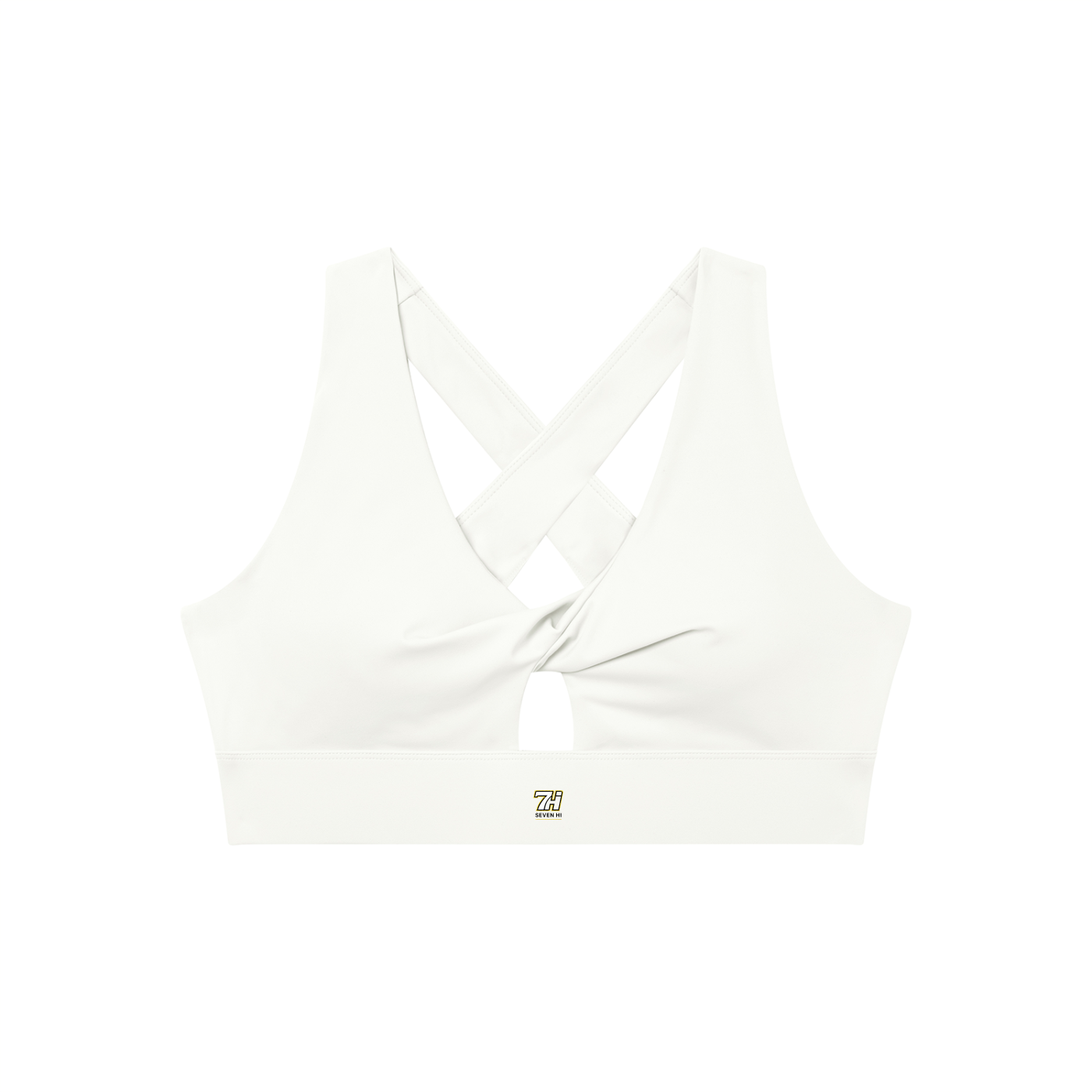 Women's Twist Front V-Neck Sports Bra (Light)