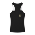 Slim Fit Ribbed Racerback Tank Top (Dark)