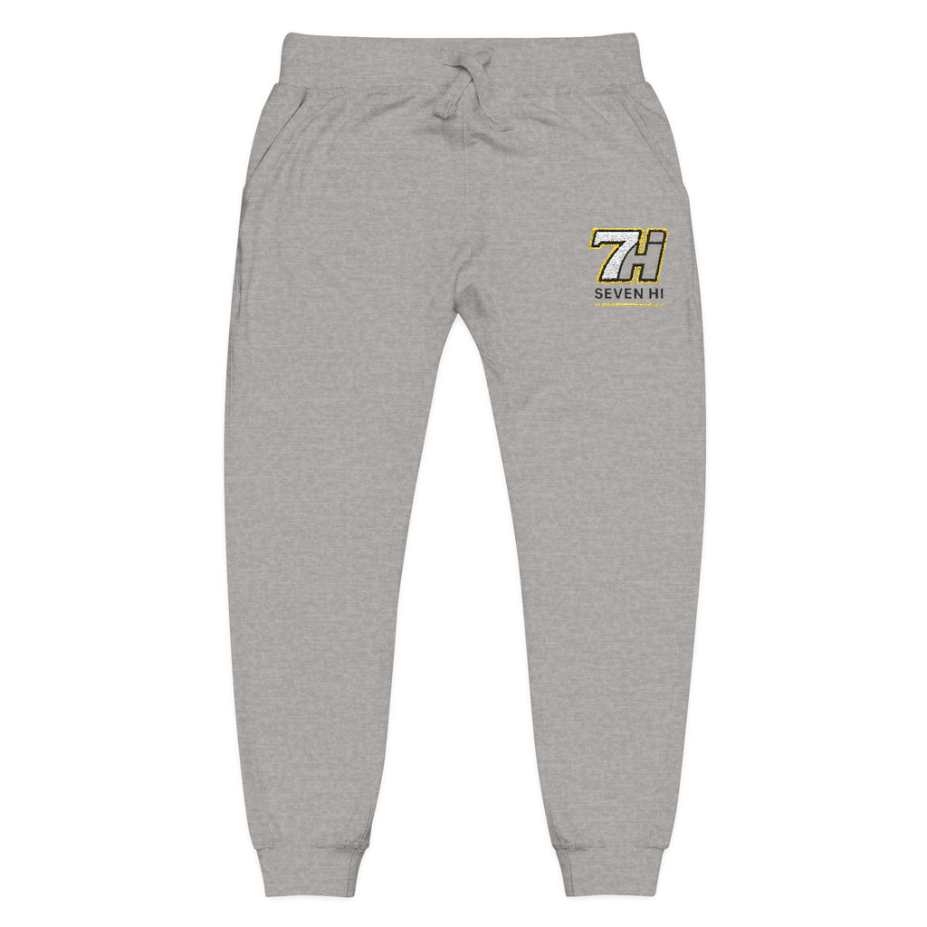 Unisex Fleece Sweatpants (Embroidery) (Light)
