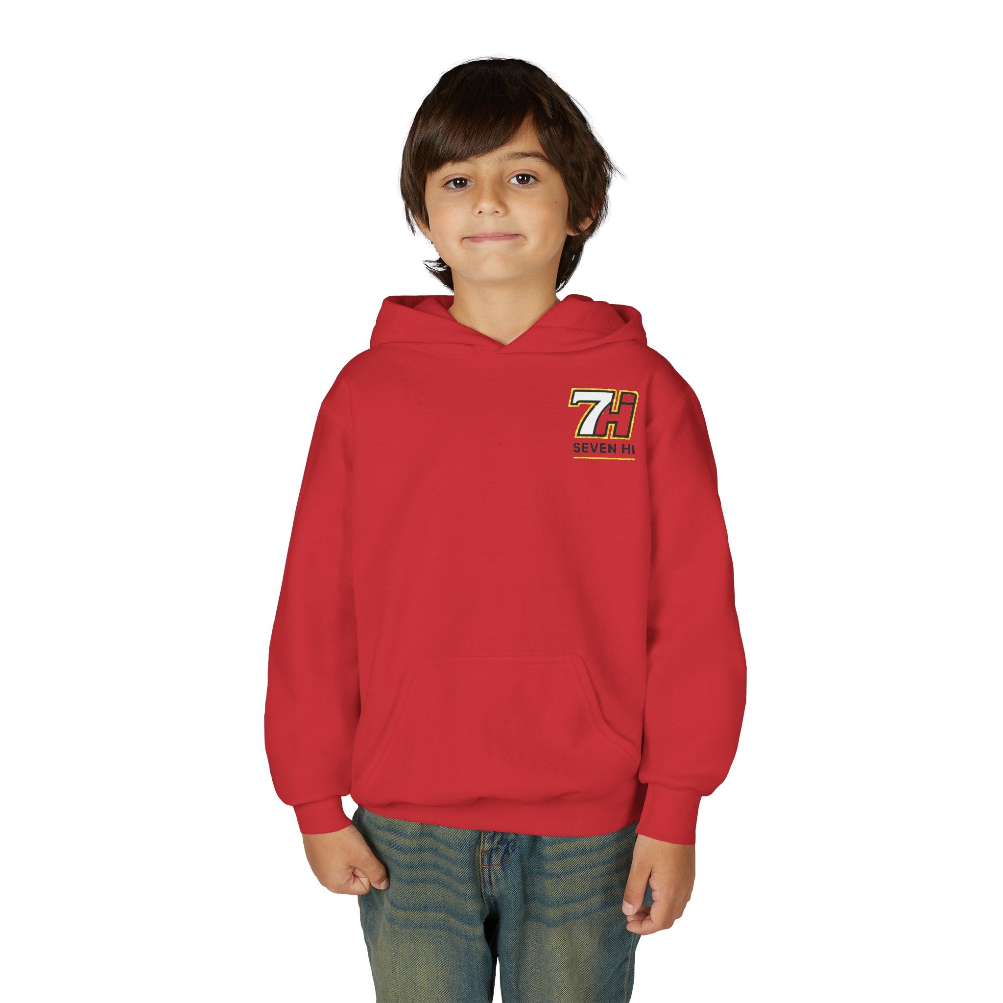 7Hi Logo Hoodie Youth graphic sweatshirt (Light)