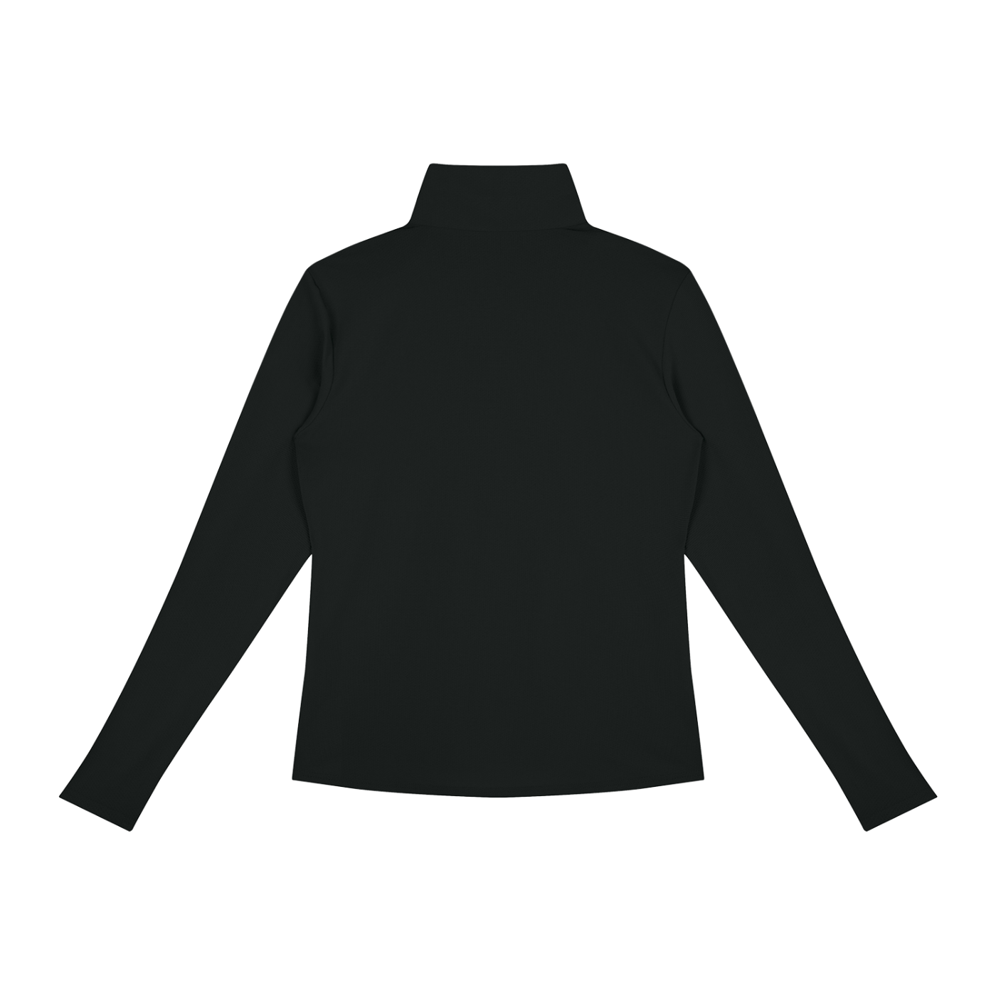 Women's Quarter-Zip Yoga Pullover (Black)