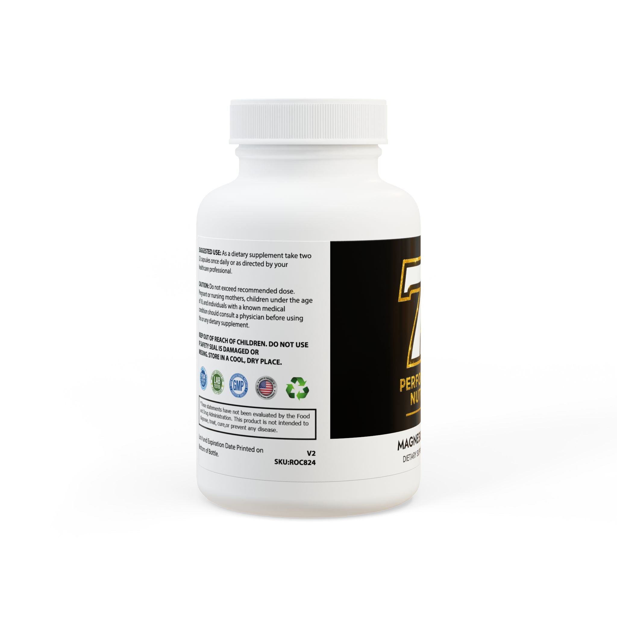 Magnesium Glycinate Supplement (60 Capsules)
