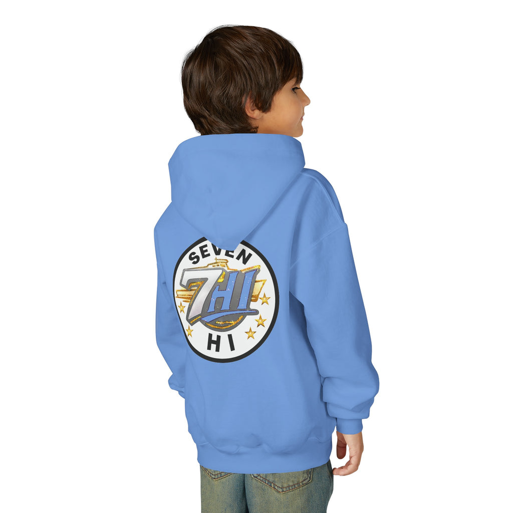 7Hi Logo Hoodie Youth graphic sweatshirt (Light)