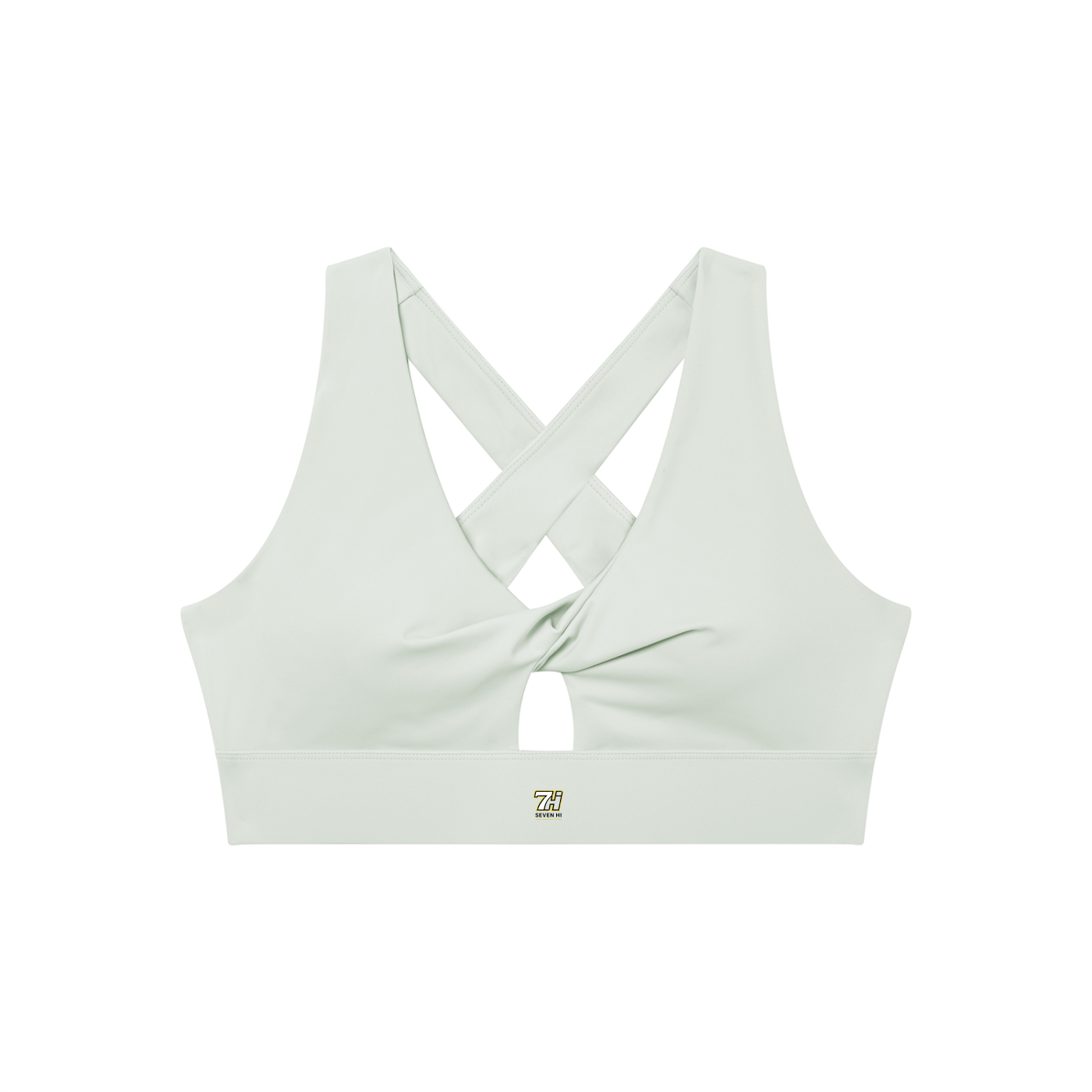 Women's Twist Front V-Neck Sports Bra (Light)