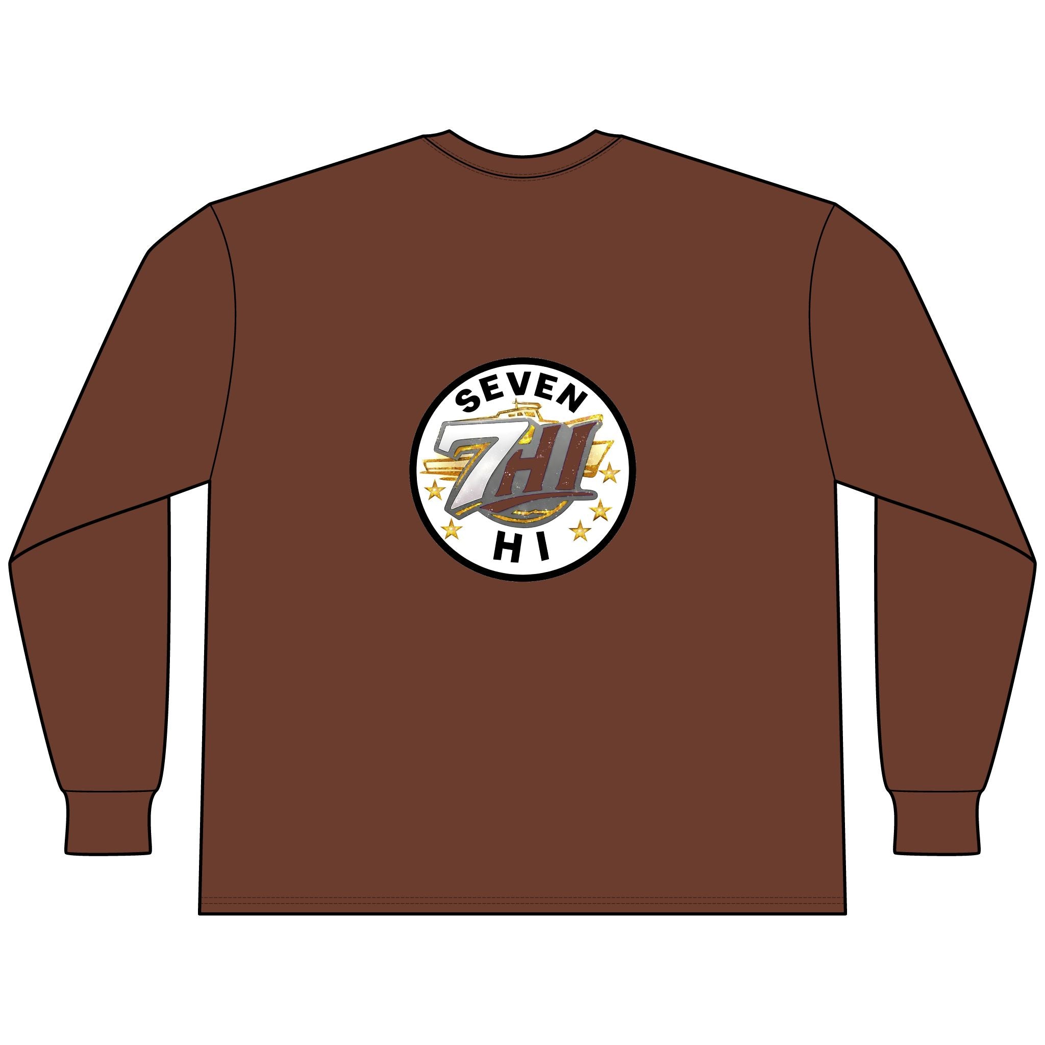 Unisex Classic Heavyweight Long Sleeve Tee (Dark)