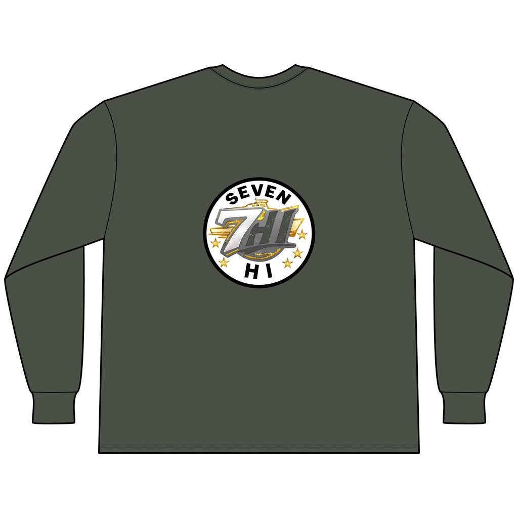 Unisex Classic Heavyweight Long Sleeve Tee (Dark)