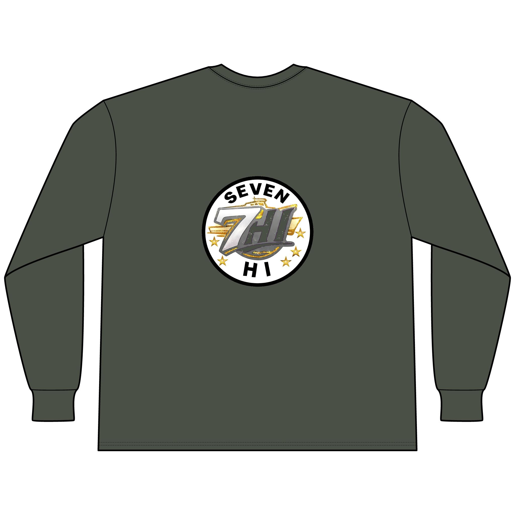 Unisex Classic Heavyweight Long Sleeve Tee (Dark)