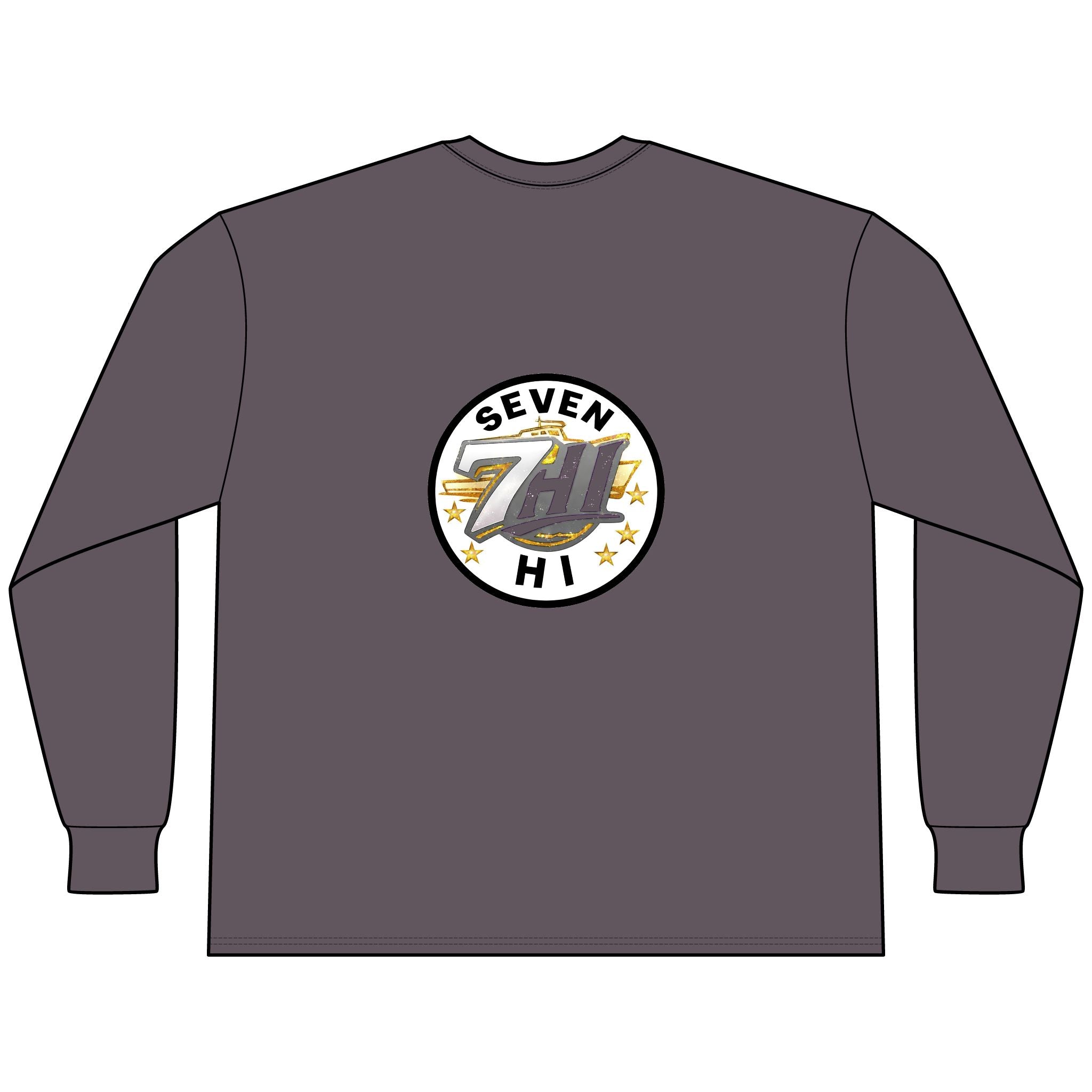 Unisex Classic Heavyweight Long Sleeve Tee (Dark)