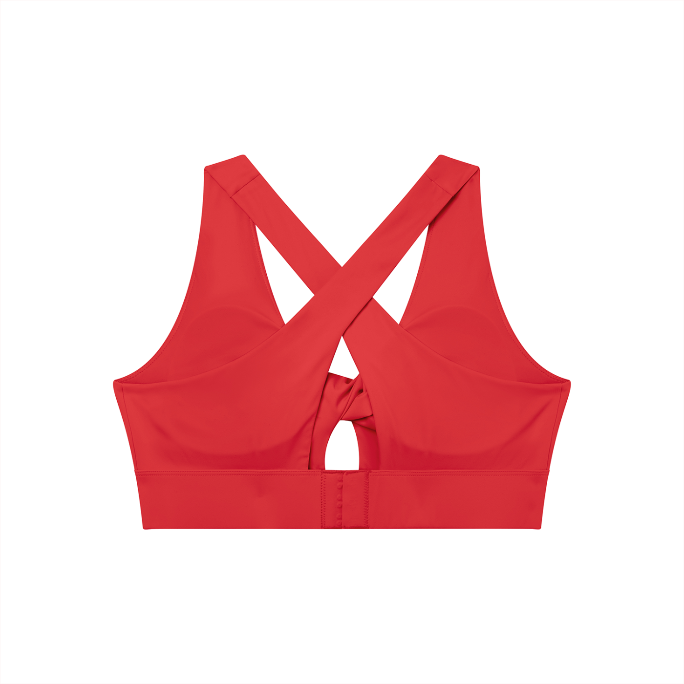 Women's Twist Front V-Neck Sports Bra (Light)