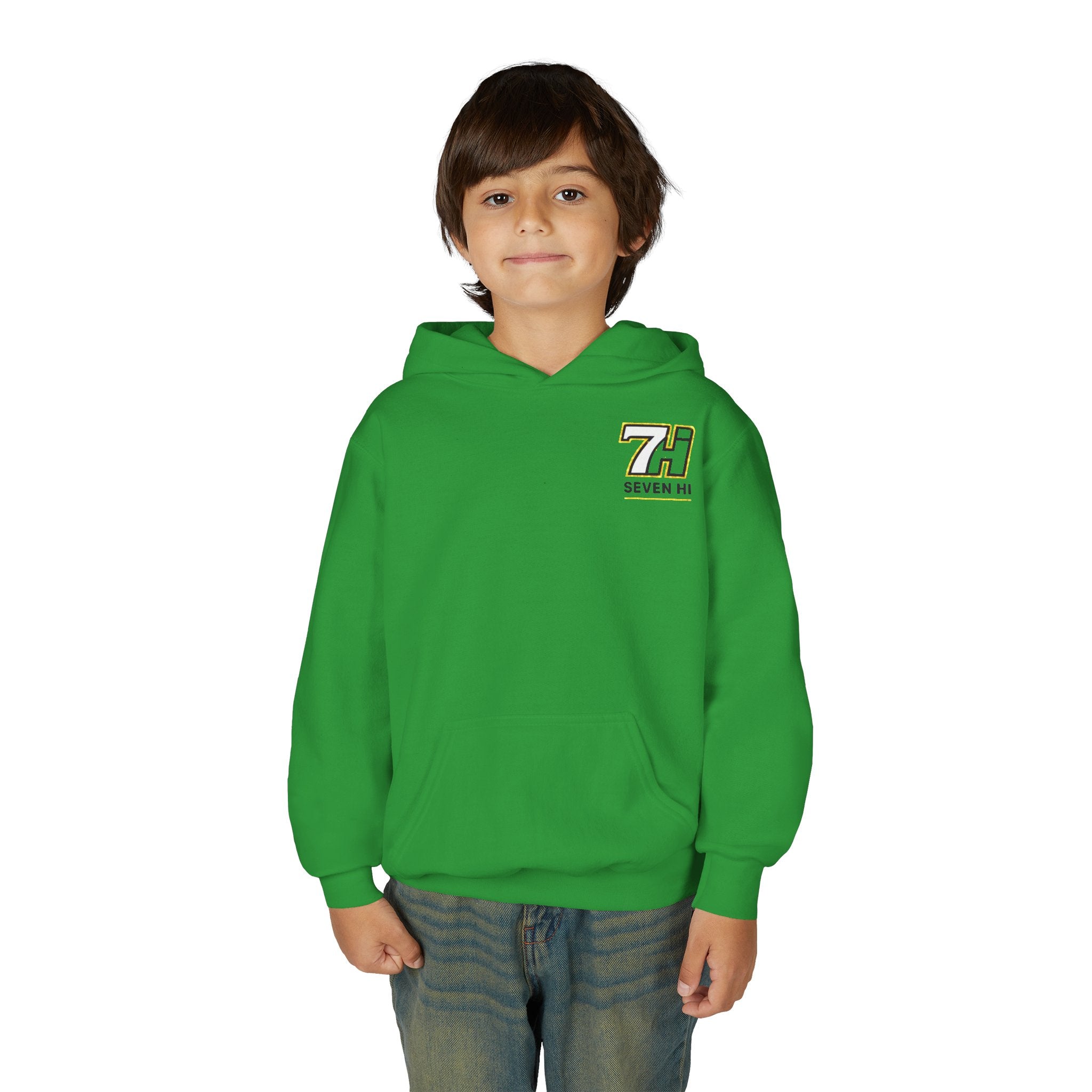 7Hi Logo Hoodie Youth graphic sweatshirt (Light)