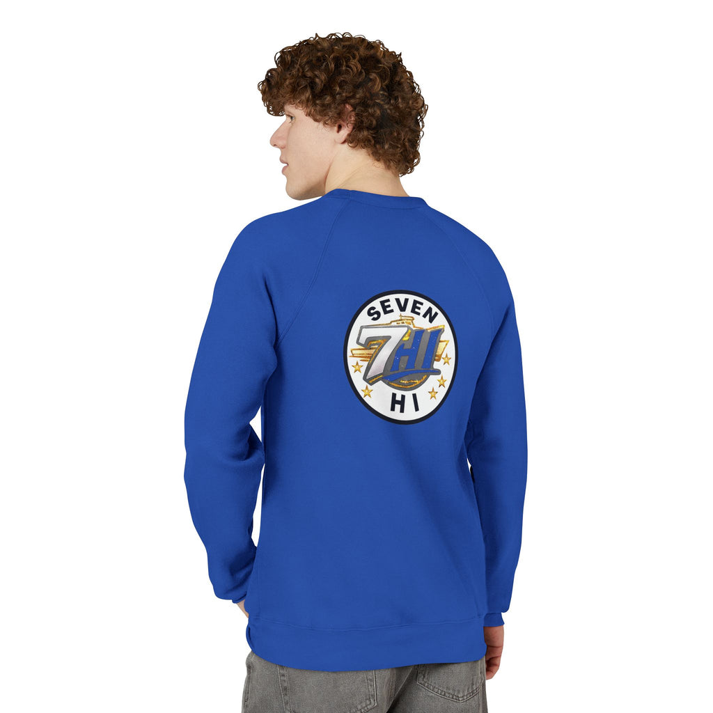 Unisex Sponge Fleece Raglan Sweatshirt (Light)