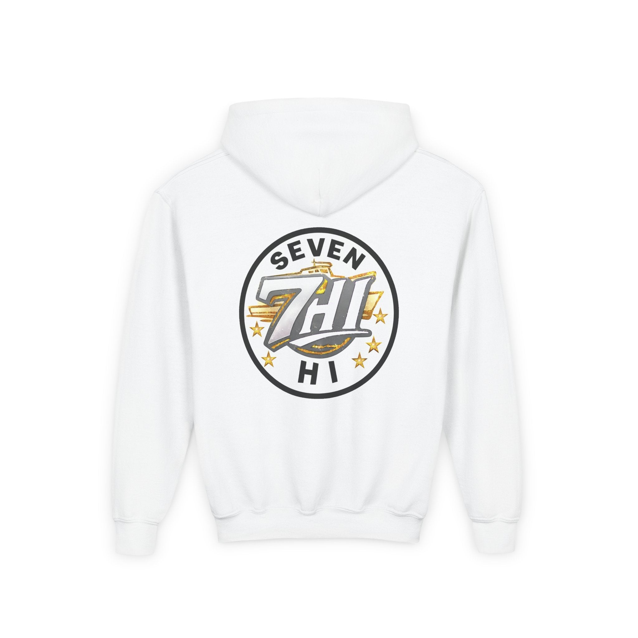 7Hi Logo Hoodie Youth graphic sweatshirt (Light)