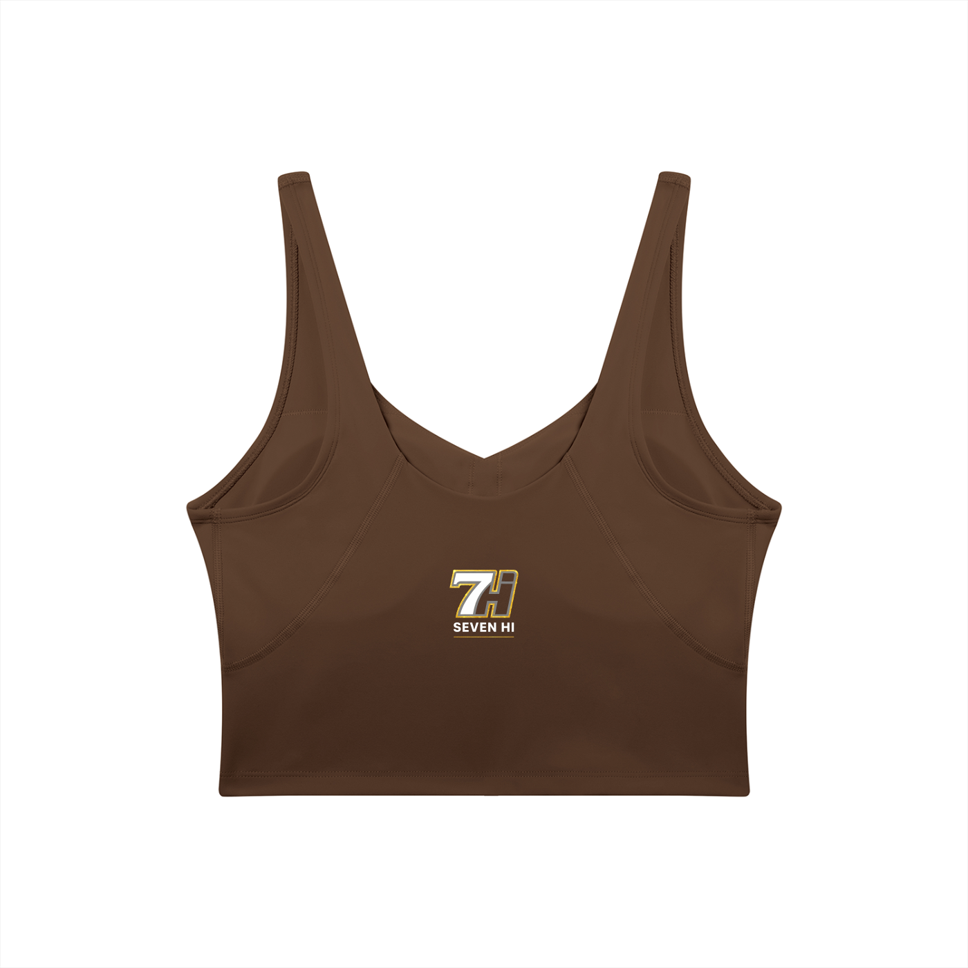 Women's V-Neck Yoga Sports Bra (Dark)