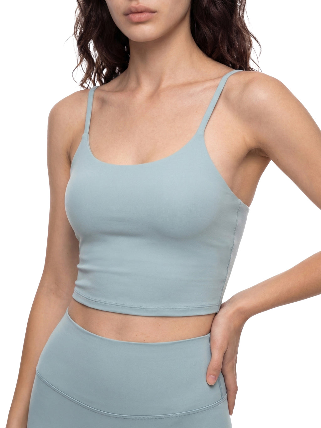Spaghetti Strap Yoga Sports Bra (Light)