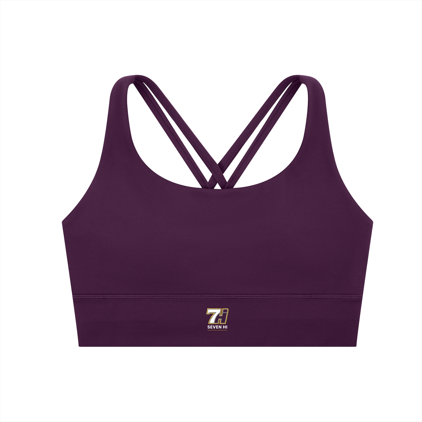 Strappy Criss-Cross Sports Bra (Dark)
